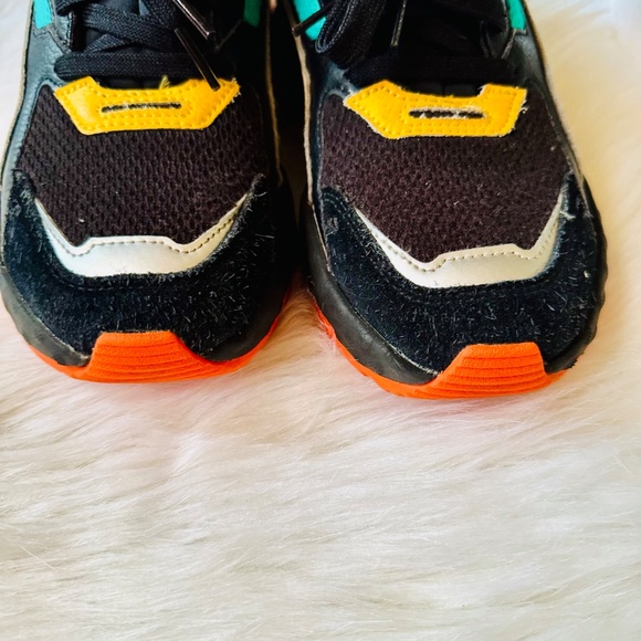 Puma Kids Rs-Trck 'Pinball' Sneakers Size 5 Multicolor Chunky Running Shoes - Picture 9 of 14
